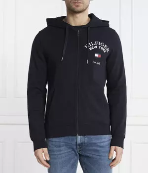 Свитшот мужской Tommy Hilfiger University на молнии, синий