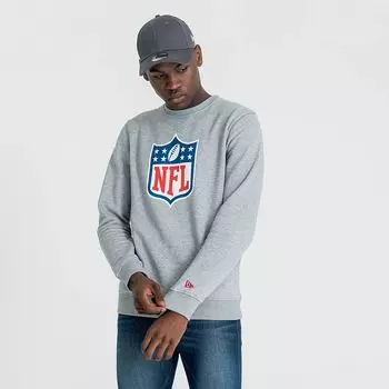 Свитшот NFL LOGO CREWNECK New Era, цвет Grau