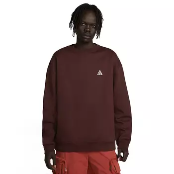 Свитшот Nike ACG Therma-Fit Fleece, бордовый/черный/белый