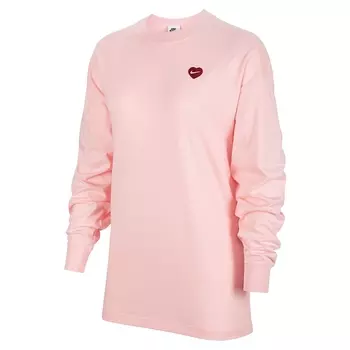 Свитшот Nike AS W NSW ESSNTL LS Top VDAY, розовый