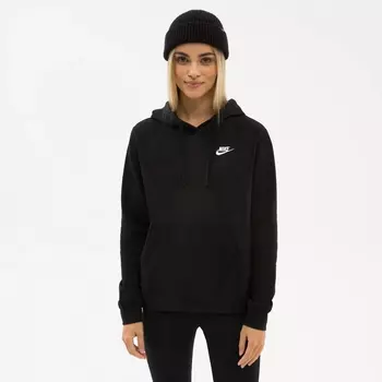 Свитшот Nike Club с капюшоном, черный
