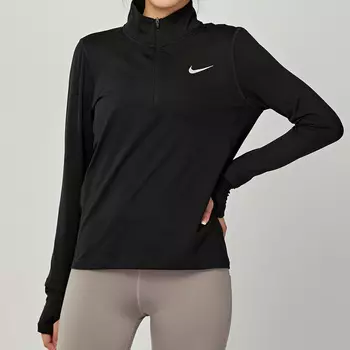 Свитшот Nike Dry-Fit Element Half Zip Top Women's Classic, черный
