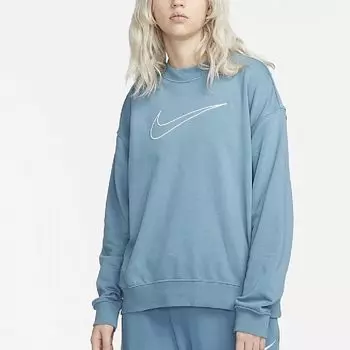 Свитшот Nike Dry Fit Get Fit Graphic Crew Tee, синий