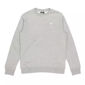 Свитшот Nike Fleece Lined Embroidered Small Logo Classic Sports, серый