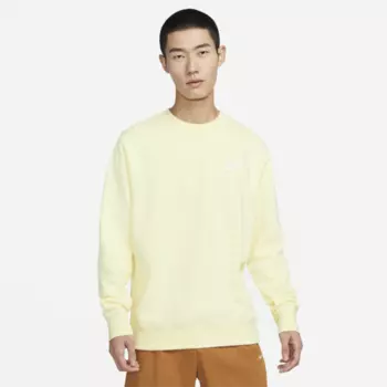 Свитшот Nike Fleece, светло-желтый