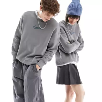 Свитшот Nike Midi Swoosh Unisex, серый