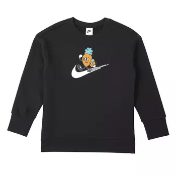 Свитшот Nike Sportswear Fleece Crew-Neck, черный
