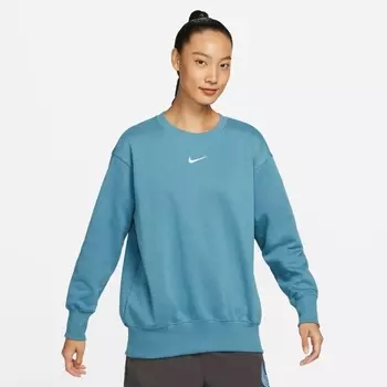Свитшот Nike Sportswear Phoenix Fleece Women's Oversized Crewneck, синий