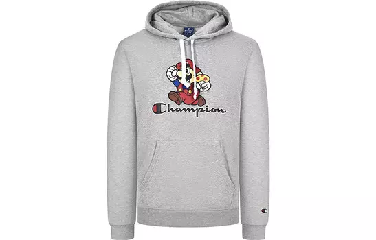 Свитшот Nintendo Switch X NINTENDO унисекс светло-серый Champion, серый