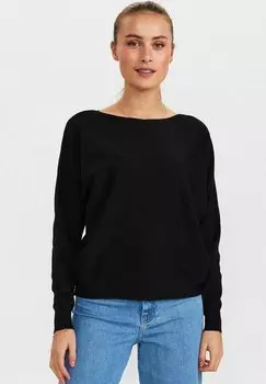 Свитшот Nmph НУДАЯ НООС, цвет caviar