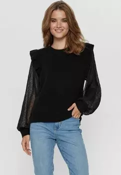 Свитшот Nmph НУМИЛА, цвет caviar