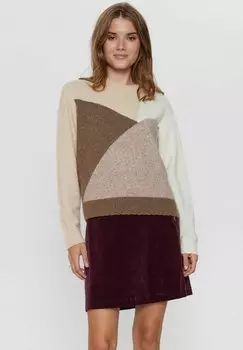 Свитшот Nmph NURIETTE MIX, цвет sesame melange