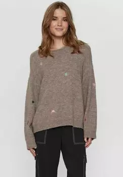 Свитшот Nmph НУСТЕЛЛИ, цвет brownie