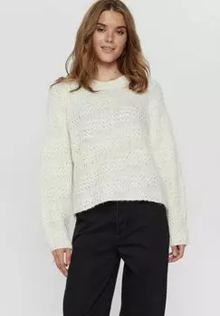 Свитшот Nmph НУТЕЛСА, цвет cloud dancer