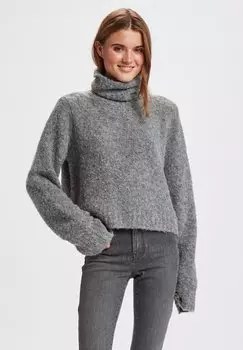 Свитшот Nmph НУВИЛЛА, цвет medium grey mel