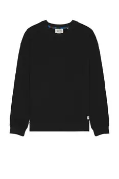 Свитшот обычного кроя Scotch & Soda, black