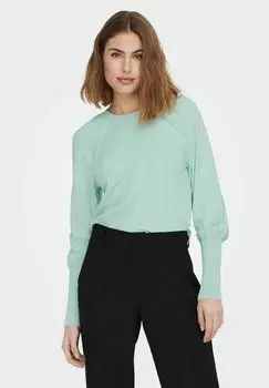 Свитшот ONLY АЙНФАРБИГЕР, цвет baltic