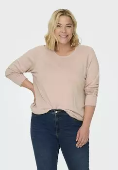 Свитшот ONLY Carmakoma КАРЛЕДИ, цвет rose smoke