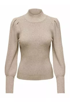 Свитшот ONLY KATIA HIGHNECK NOOS, цвет mocha meringue