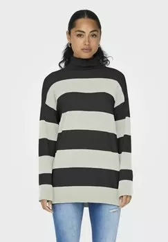 Свитшот ONLY LANGER ROLLKRAGEN, черный