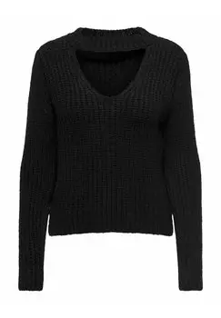 Свитшот ONLY ЛАНГЭРМЕЛИГЕР, черный