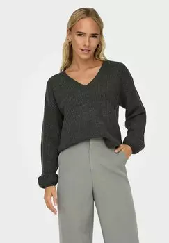 Свитшот ONLY LOOSE FIT, цвет dark grey melange