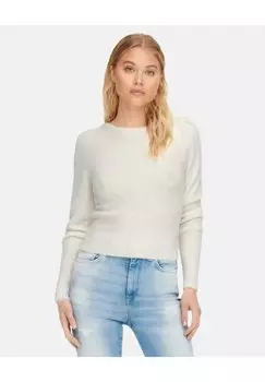 Свитшот ONLY ONLELLA PIUMO LS PUFF CC, кремовый