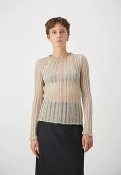 Свитшот ONLY ONLGIA GLITTER, цвет pumice stone