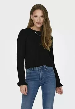 Свитшот ONLY STRUKTURIERTER, черный