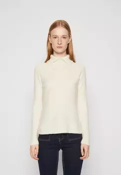 Свитшот ONLY Tall ВОРОТНИК ONLCUTE, Whitecap серый/белый