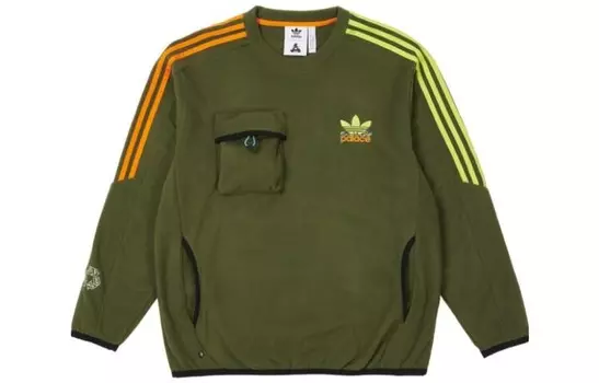 Свитшот Palace X PALACE унисекс зеленый Adidas Originals, зеленый