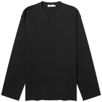 Свитшот Pangaia Regenerative Merino Knit Crew Neck, черный