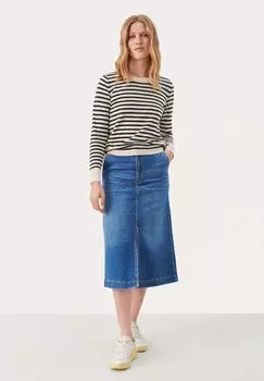 Свитшот Part Two GERTIEPW, цвет whitecap gray stripe