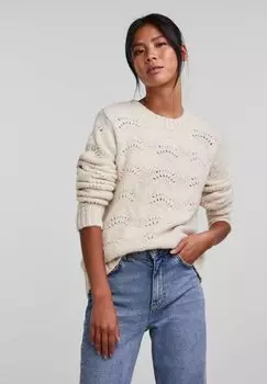 Свитшот Pieces BIBBI, цвет whitecap gray