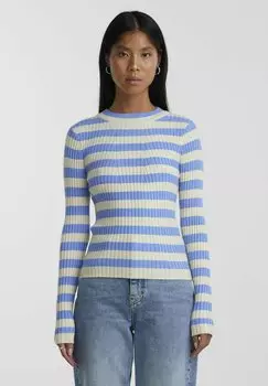 Свитшот Pieces CRISTA LS O-NECK NOOS BC, цвет hydrangea