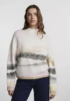 Свитшот Pieces ДЖЕРИЯ, цвет cloud dancer