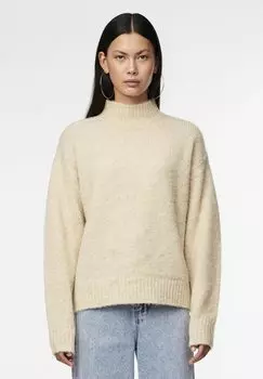 Свитшот Pieces КАММА, цвет cloud dancer