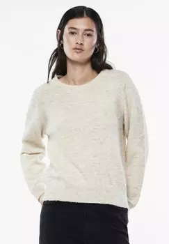 Свитшот Pieces КАРИНА, цвет antique white