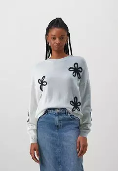 Свитшот Pieces PCFREYA, цвет cloud dancer/black