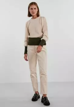 Свитшот Pieces PCLAYAN LS O-NECK KAC PWP, цвет buttercream