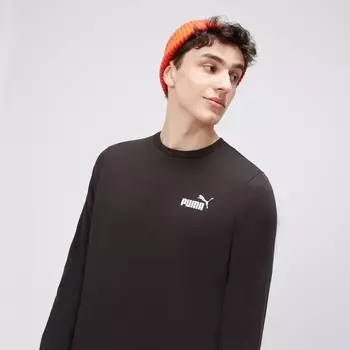 Свитшот Puma Ess+ 2 Crew с маленьким логотипом, черный