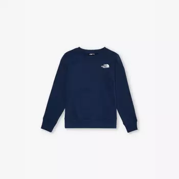 Свитшот Redbox с круглым вырезом из хлопковой смеси 6-20 лет The North Face, синий
