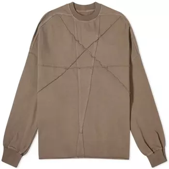 Свитшот Rick Owens DRKSHDW Crater, коричневый