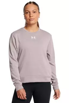 Свитшот Rival Terry Crew Under Armour, серый