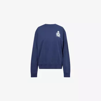 Свитшот Royal Club Sporty & Rich из хлопкового джерси, синий