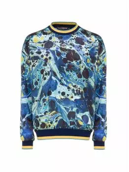 Свитшот с абстрактным принтом Dolce&Gabbana