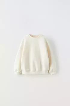 Свитшот с эффектом пряжи true neutrals ZARA, мультиколор