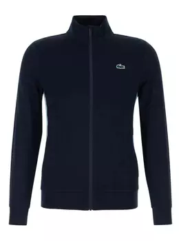 Свитшот с аппликацией логотипа Lacoste, синий