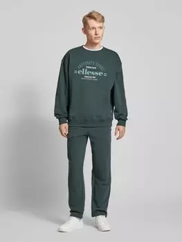 Свитшот с этикеткой, модель «САДАЛИ» Ellesse, темно-зеленый