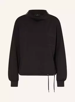 Свитшот с декоративными бусинами Monari, черный